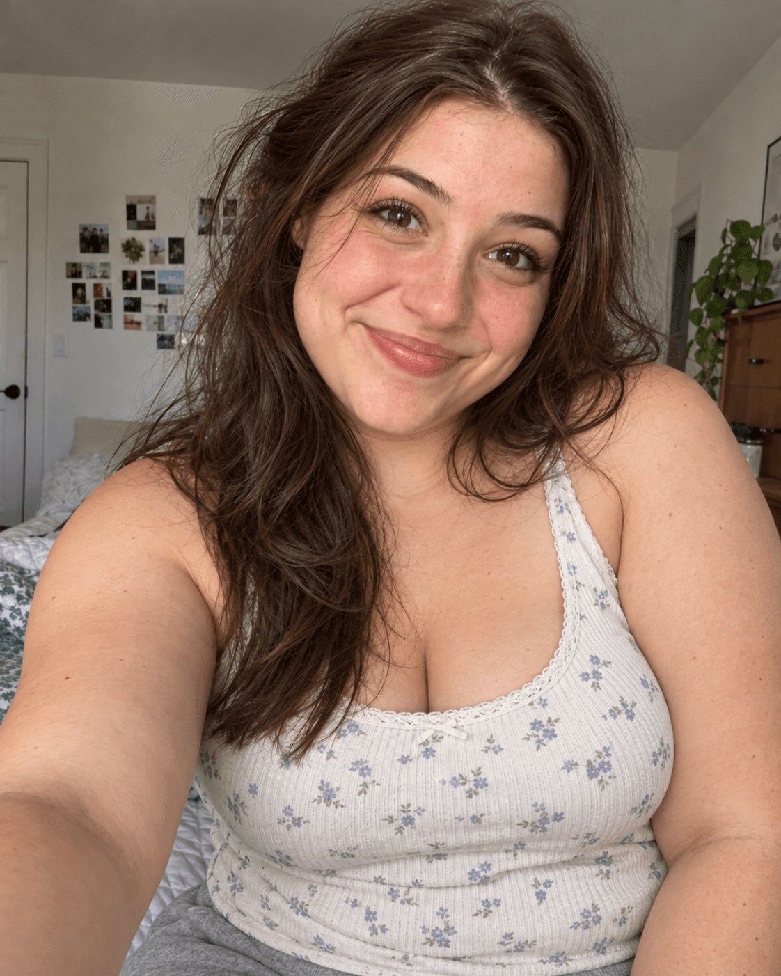 Marianna in a natural bare-face portrait